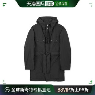 男士 CGSS22CWOJKT14 黑色兜帽大衣 Green 香港直邮Craig