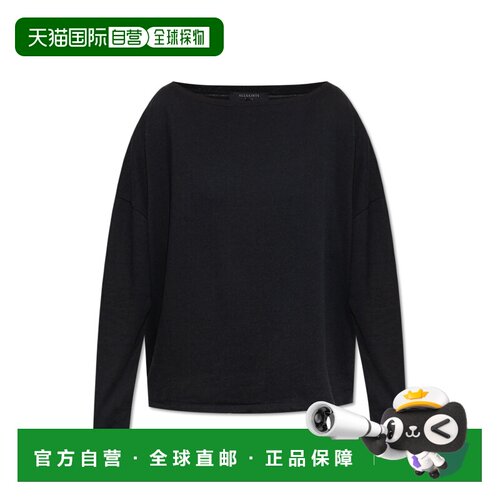 1h可退 香港直邮ALL SAINTS 女士T恤 RITAW170JBBLACK SS2025 黑