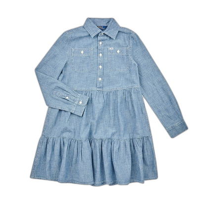 欧洲直邮Polo Ralph Lauren 拉夫劳伦 女孩 SHIRTDRESS-DRESSES-D