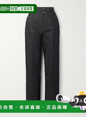 1h可退 香港直邮Lemaire 女士 高腰直筒有机牛仔裤 PA1229LD1061