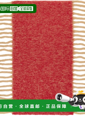 香港直邮Burberry 巴宝莉 女士 红色 Alpaca Wool Blend Happy 围