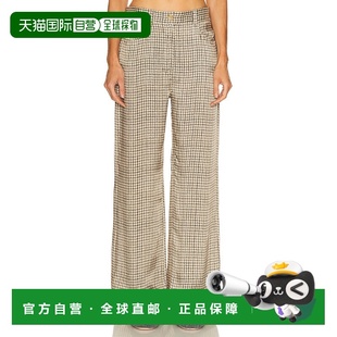 香港直邮Acne Studios 艾克妮 女士 Poltana Fluid 格纹裤子 AK09