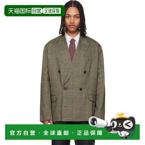 1h可退 香港直邮Our Legacy 男士 OUR LEGACY 卡其色 Halt 西装外