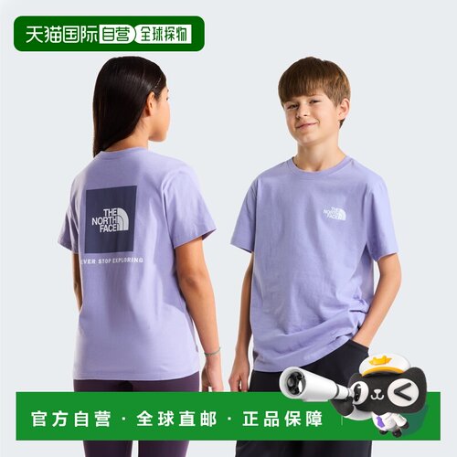 欧洲直邮The North Face北面 Evolution Box NSE男孩棉质短袖T恤