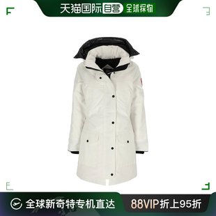 Goose 香港直邮Canada 6660W 99新未使用 徽标连帽羽绒服