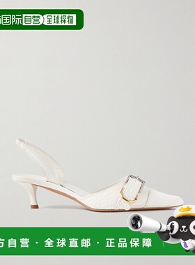 1h可退 香港直邮Givenchy 纪梵希 女士 灰白色 Voyou Slingback