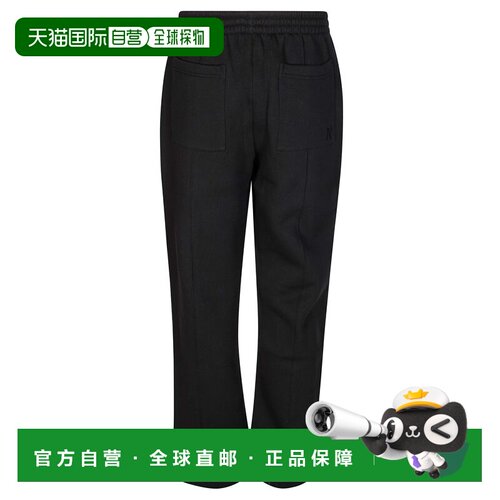 1h可退 香港直邮Represent 男士 黑色裤子 INM4672001 black黑色