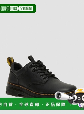 自营欧洲直邮DrMartens马丁大夫 Reeder男士黑色Wyoming皮革工装