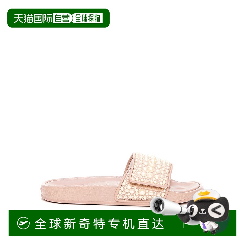 1h可退 欧洲直邮jimmy choo 女士 凉鞋魔术贴凉拖新款