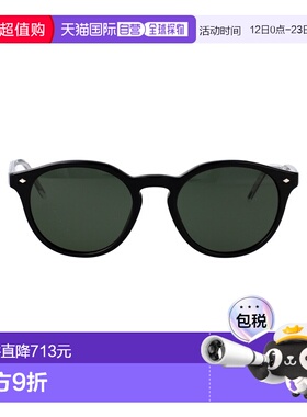 1h可退 香港直邮armani 阿玛尼 女士 黑色醋纤太阳眼镜 0AR821158