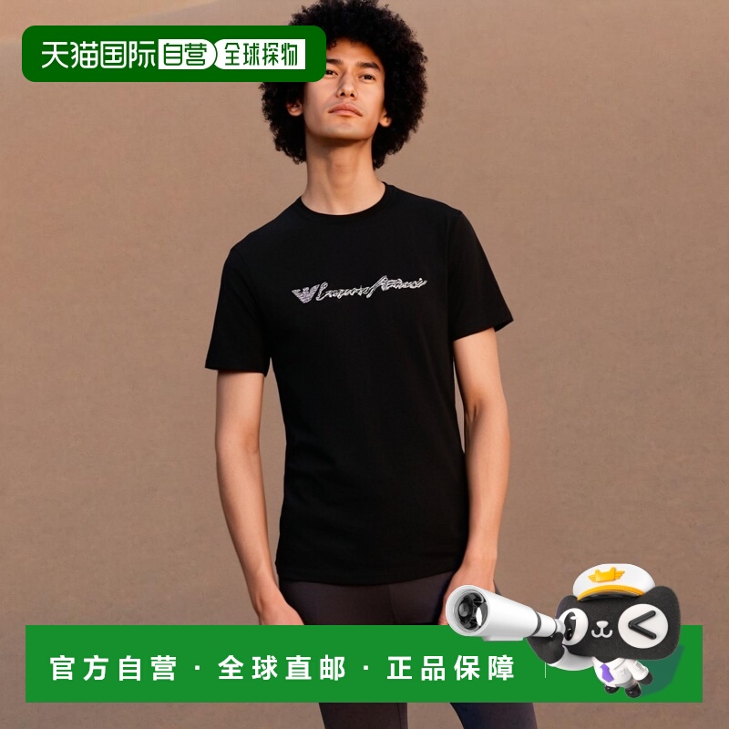香港直邮Emporio Armani 徽标刺绣T恤 3Z1T961J00Z短袖阿玛尼