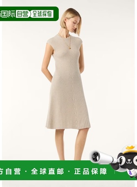 自营欧洲直邮Loro Piana 女士灰色婴儿羊绒连衣裙