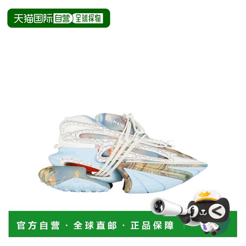 香港直邮Balmain Unicorn 印花运动鞋 AM0VJ309KR【付后1h可退】