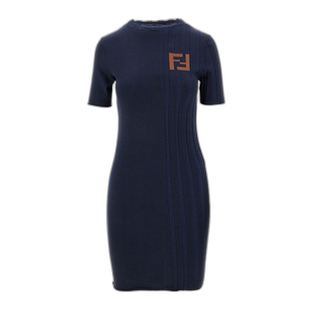 1h可退 香港直邮Fendi 短袖连衣裙 FZDC68ASOS