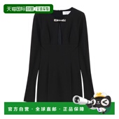 饰紧凑型针织包臀裙连衣裙 香港直邮Blumarine 镂空别针装 2A520A