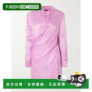 1h可退 香港直邮Balenciaga 巴黎世家 女士 长袖连衣裙 794836TQN