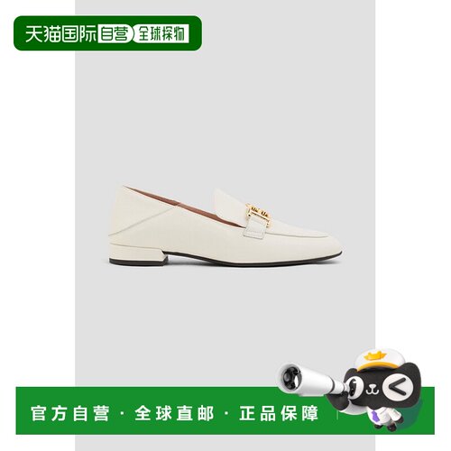 1h可退 香港直邮Bally 巴利 女士 Bekla 精饰皮质可拆卸鞋跟乐福