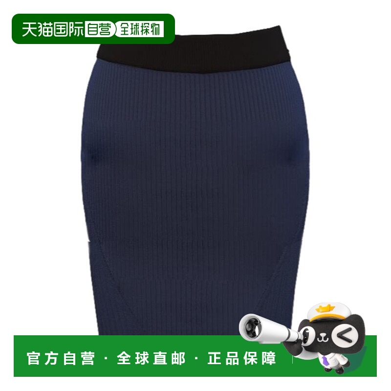 香港直邮Balmain 针织中长半身裙 FF0LC012KJ15