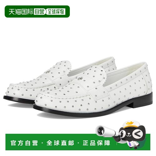 1h可退 美国直邮Tory Burch 托里 伯奇 女士 经典款铆钉便鞋