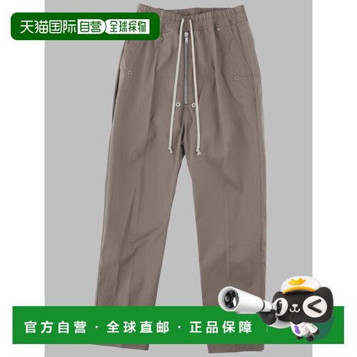 香港直邮RICK OWENS 男士休闲裤 RU02F4361TE34 AW2026 棕色