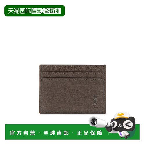 香港直邮Saint Laurent logo细节卡包 687098