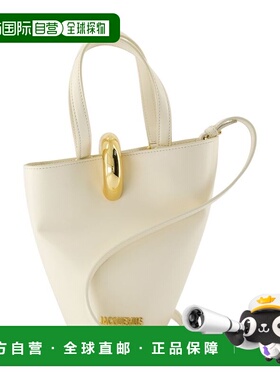 1h可退 香港直邮Jacquemus 女士 LE PETIT BAMBOLA 皮革水桶包 BA
