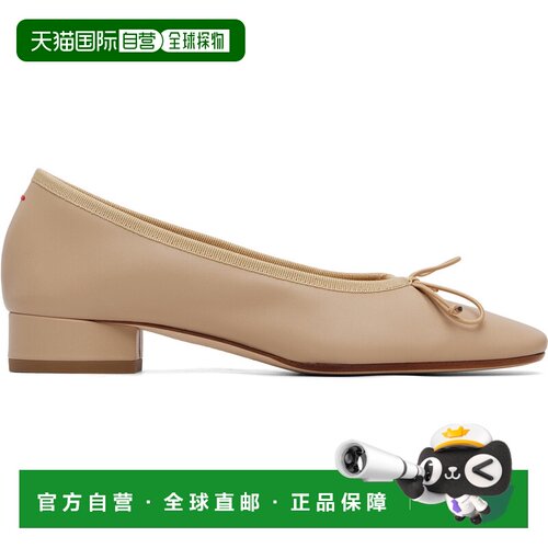 香港直邮aeyde 女士 米色 Onda Round-Toe 芭蕾鞋 A11FL069000122