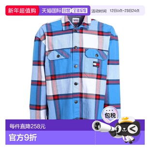 1h可退 香港直邮Tommy Hilfiger 汤米 希尔费格 男士 格纹衬衫