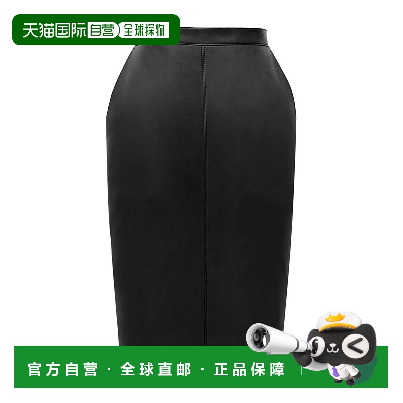 香港直邮Saint Laurent LE CASSANDRE羊皮革铅笔裙 846801Y5OA2