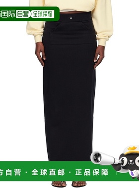 1h可退 香港直邮Coperni 女士 黑色 Jogging 半身裙 COPJS171F503