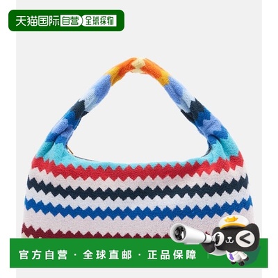 1h可退 香港直邮MISSONI 米索尼 女士 terry 之字纹棉手提包