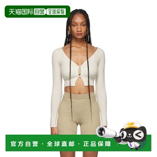 2360 213KN203 香港直邮Jacquemus 徽标针织短开衫