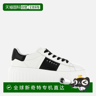 女款 欧洲直邮Hogan 白色运动鞋 Stripes黑色