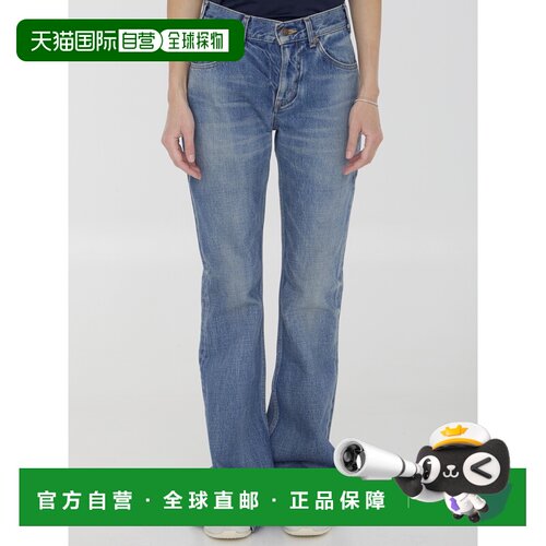1h可退 香港直邮CELINE 女士牛仔裤 2N06B930F07UW SS2026 蓝色