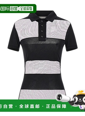 1h可退 香港直邮Coperni 女士 条纹上衣 COPJS115F5028BLK