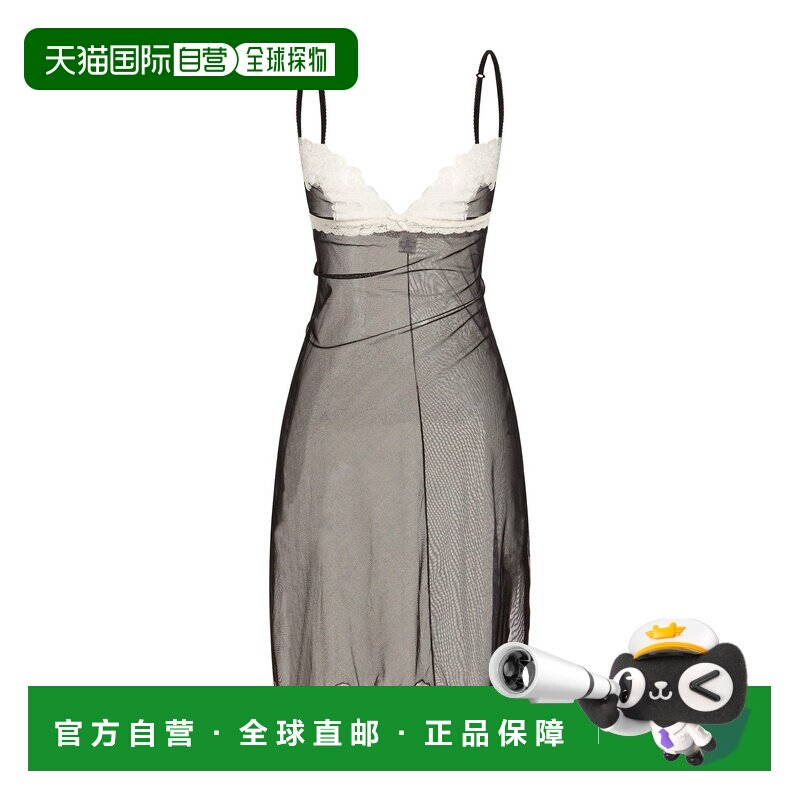香港直邮Blumarine 蓝色情人 女士 衬裙 black黑色 舒适时尚吊带