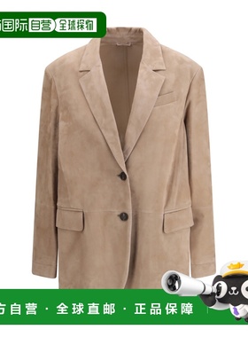 香港直邮Brunello Cucinelli 长袖皮夹克 MPCAI7366