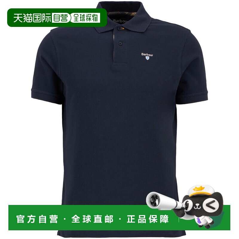 1h可退 香港直邮Barbour 男士T恤 MML0012MMLNY31 CO 蓝色 BARBOU
