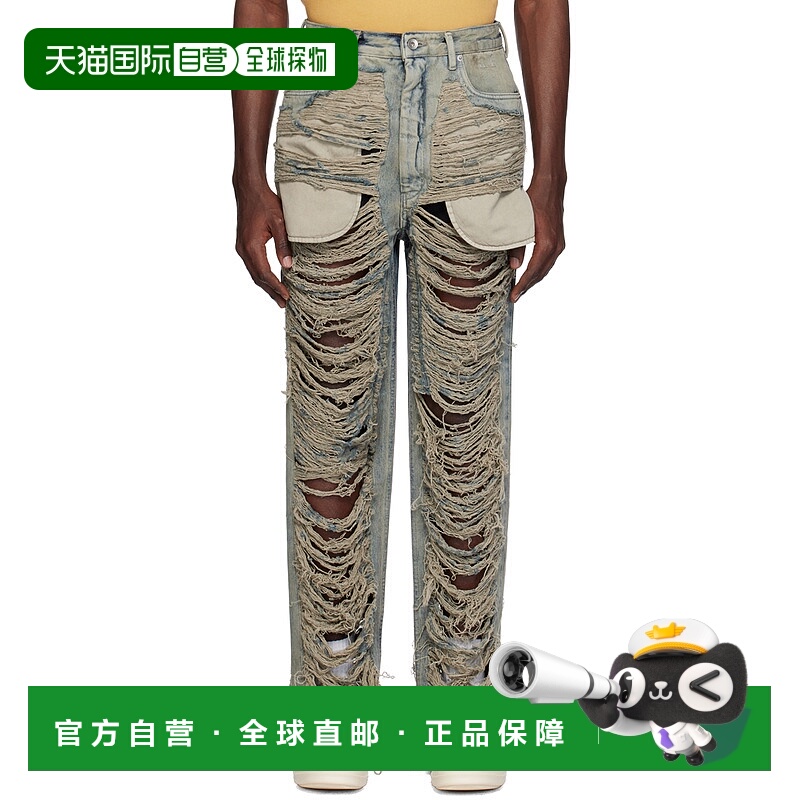 香港直邮Rick Owens Drkshdw Geth 五口袋牛仔裤 DU01D1351DKYSH