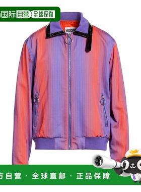 1h可退 香港直邮Moschino 莫斯奇诺 男士 夹克 purple紫色 舒适时