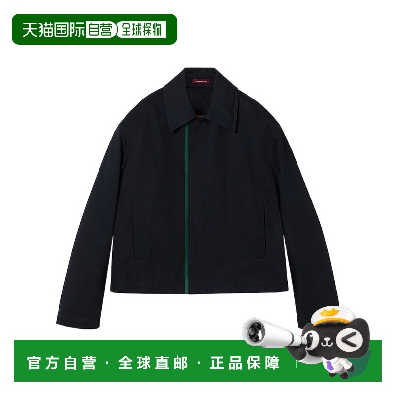 香港直邮Gucci 压花棉质华达呢夹克 809690ZAR5E拉链