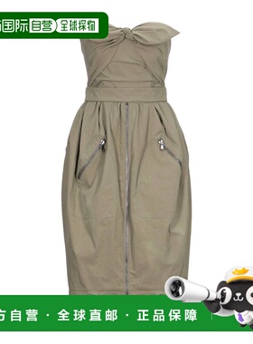 香港直邮Moschino 莫斯奇诺 女士 夏装连衣裙 green绿色 舒适时尚