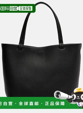 香港直邮The Row 女士 Park 小号皮革手提包 black黑色 舒适时尚