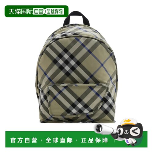 1h可退 香港直邮BURBERRY 男士双肩包 80853221 SS2025 卡其色 Sh