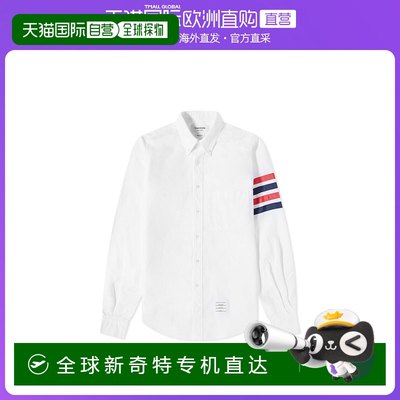 香港直邮Thom Browne棉质条纹细节衬衫 MWL374D06177