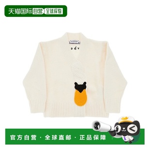 女童 巴宝莉 Kid 贴花缝饰针织开衫 1h可退 童装 香港直邮Burberry