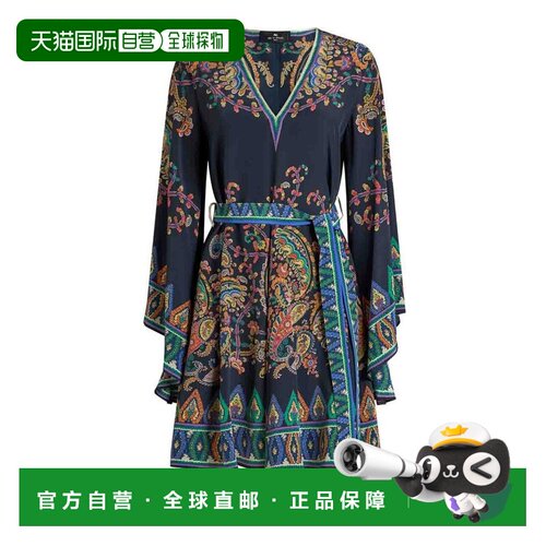 1h可退 香港直邮ETRO 女士连衣裙 WRHA0523AKG15X0883 SS2026 花