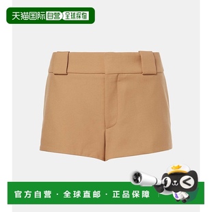 蔻依 初剪羊毛短裤 香港直邮Chloe 女士 舒适时 000767 brown棕色