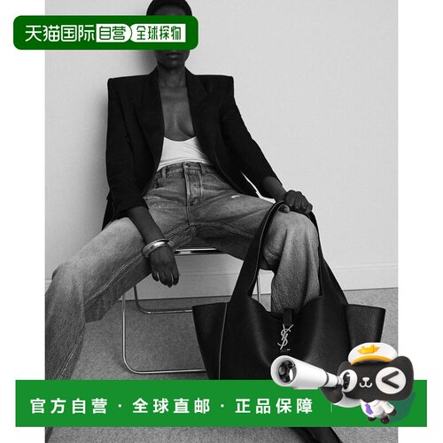 自营欧洲直邮YSL圣罗兰 LE 5 A 7系列女士豹纹色牛皮革单肩包新款