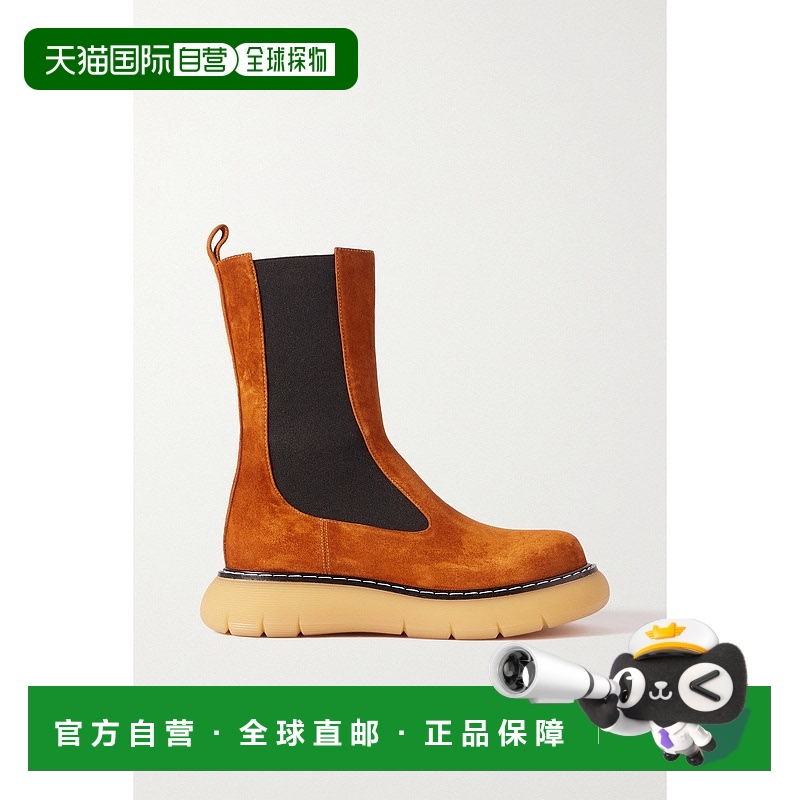 香港直邮KHAITE 女士 Bleecker 皮革切尔西靴 F1031踝靴